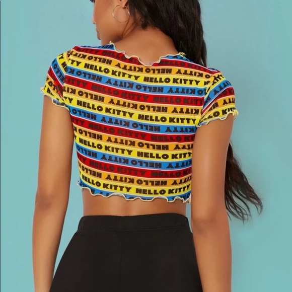 🌈 colorful crop top 🌈 - Picture 3 of 3